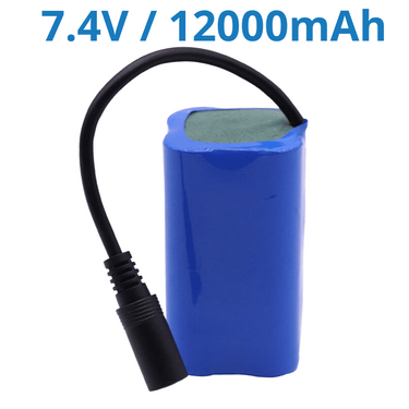 Batterie Bateau Amorceur 12000mah 7.4V